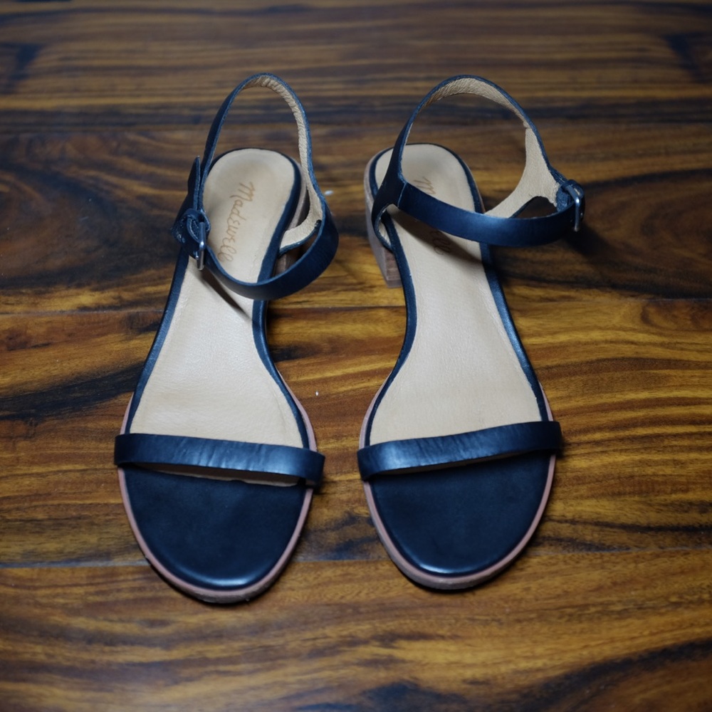 Madewell The Louise Sandal in Leather